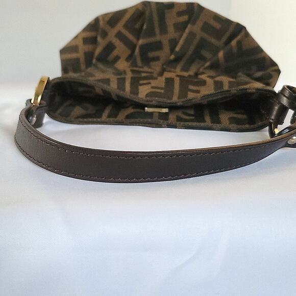 LIKE NEW FENDI Zucca Canvas mini Hand Bag - Picture 6 of 12